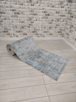 Apex Halı Lucca İnce Özel Ölçü Kesim Halı 6006 Mavi