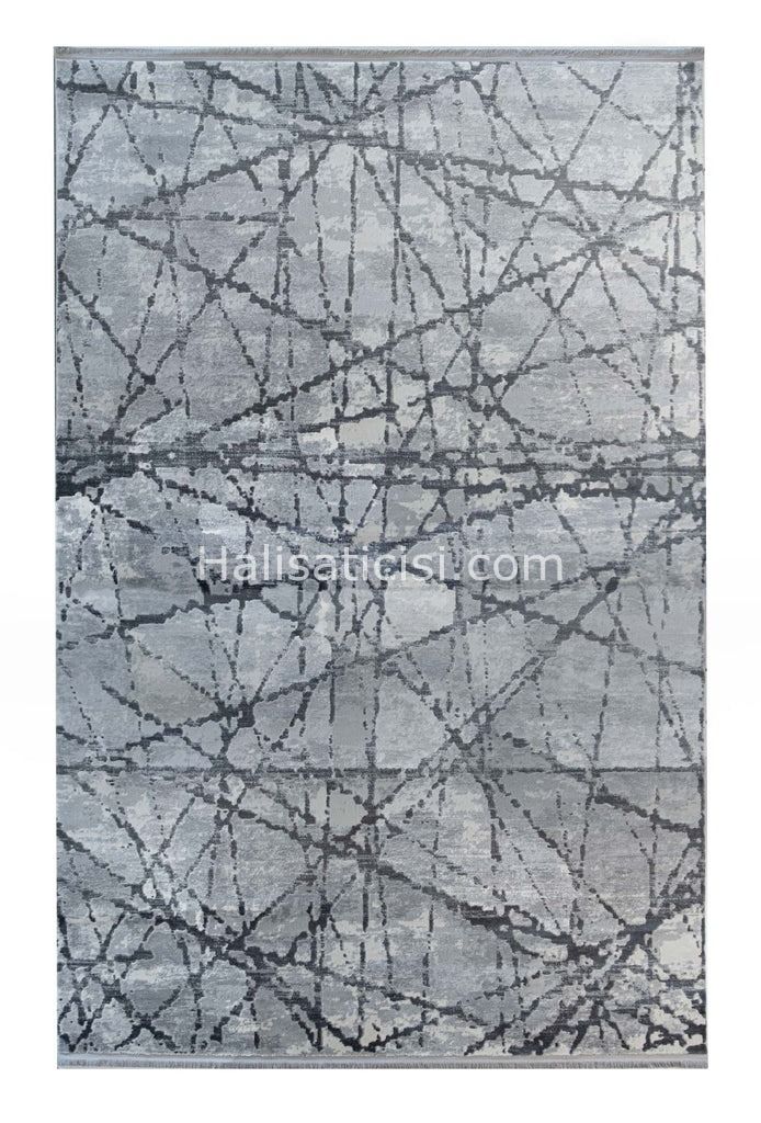 Dolce Vita Halı Sentosa 5906 Dark Grey - Koyu Gri Halı 100X200