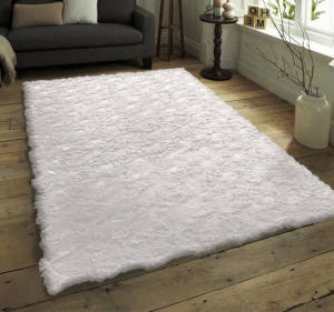 Prizma Halı Micropost  Beyaz