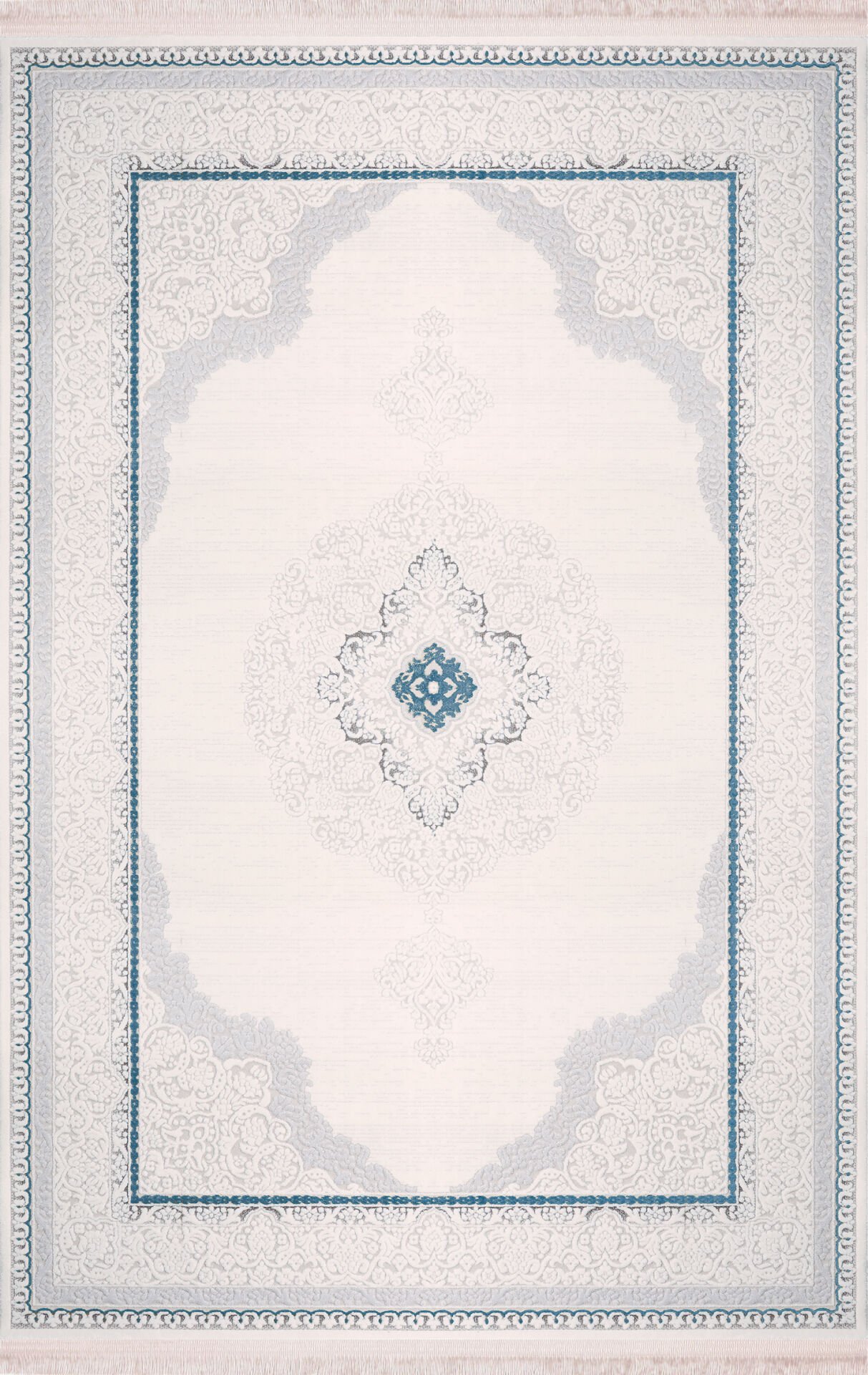 Nexus Halı Albina Göbek Desenli Salon Halısı 5435 Mavi