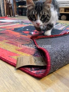 Salerno Çamaşır Makinesinde Yıkanabilir Kilim Halı HS1004