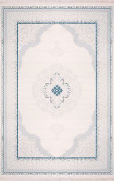 Nexus Halı Albina Göbek Desenli Salon Halısı 5435 Mavi 100x200