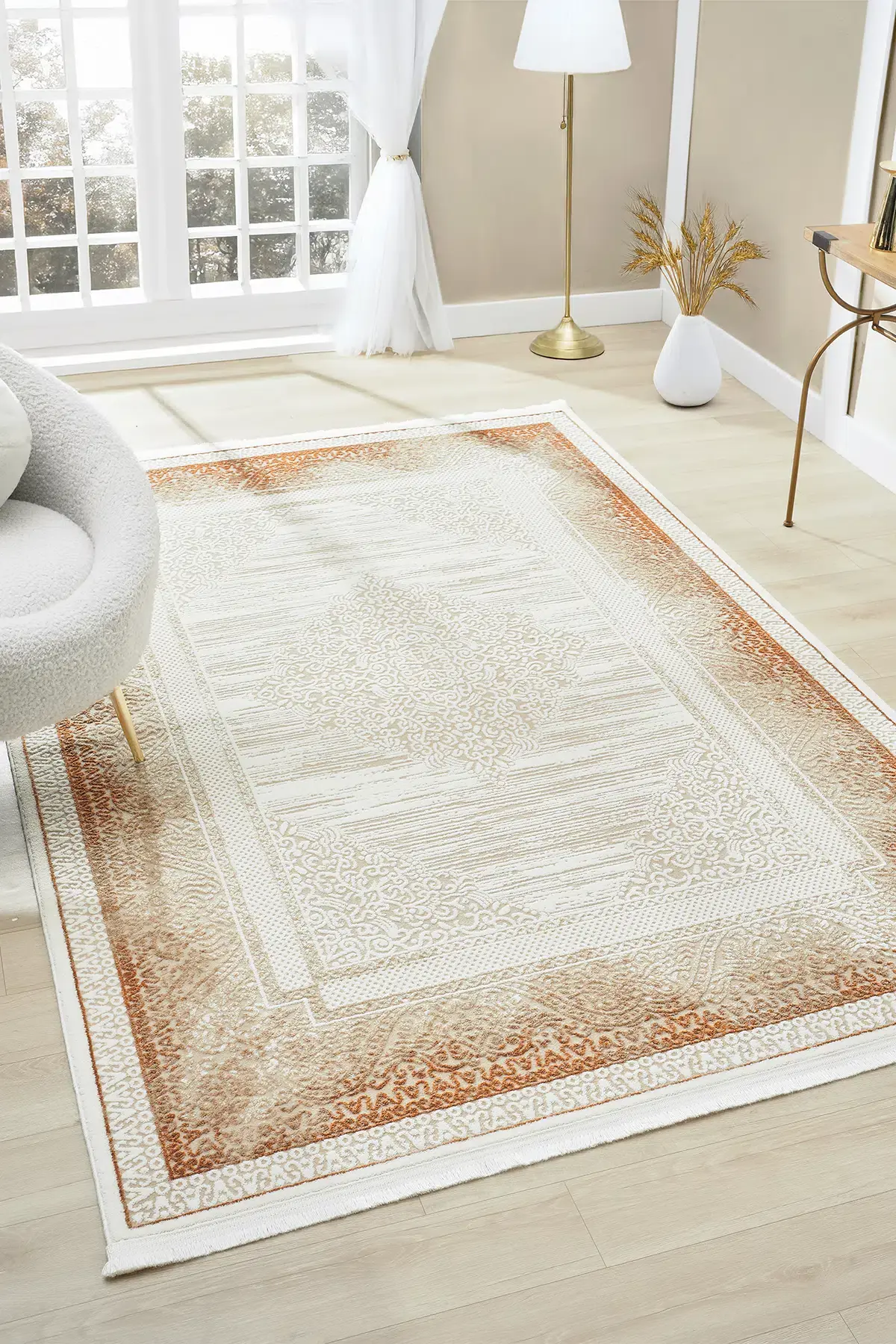 Seyran Halı Asya Akrilik salon Halısı 525 Terra