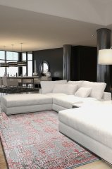 Deniz 8968 GRİ PEMBE