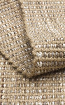 Eko Halı Doha Jüt Çift Taraflı Kilim – Modern ve Doğal Tasarım DH01 Beige