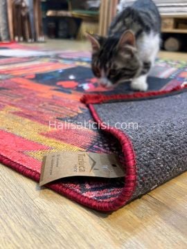 Salerno Çamaşır Makinesinde Yıkanabilir Kilim Halı HS1005