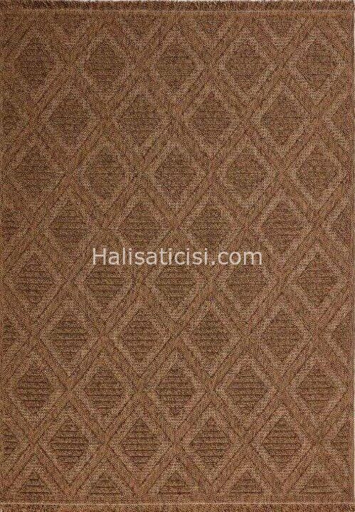 Gümüşsuyu Halı Deco Garden 15772 Kahverengi 100X200