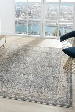 Seyran Halı Peru Vintage Halı 10207 Mavi