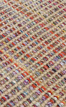 Eko Halı Doha Jüt Çift Taraflı Kilim – Modern ve Doğal Tasarım DH01 Multy