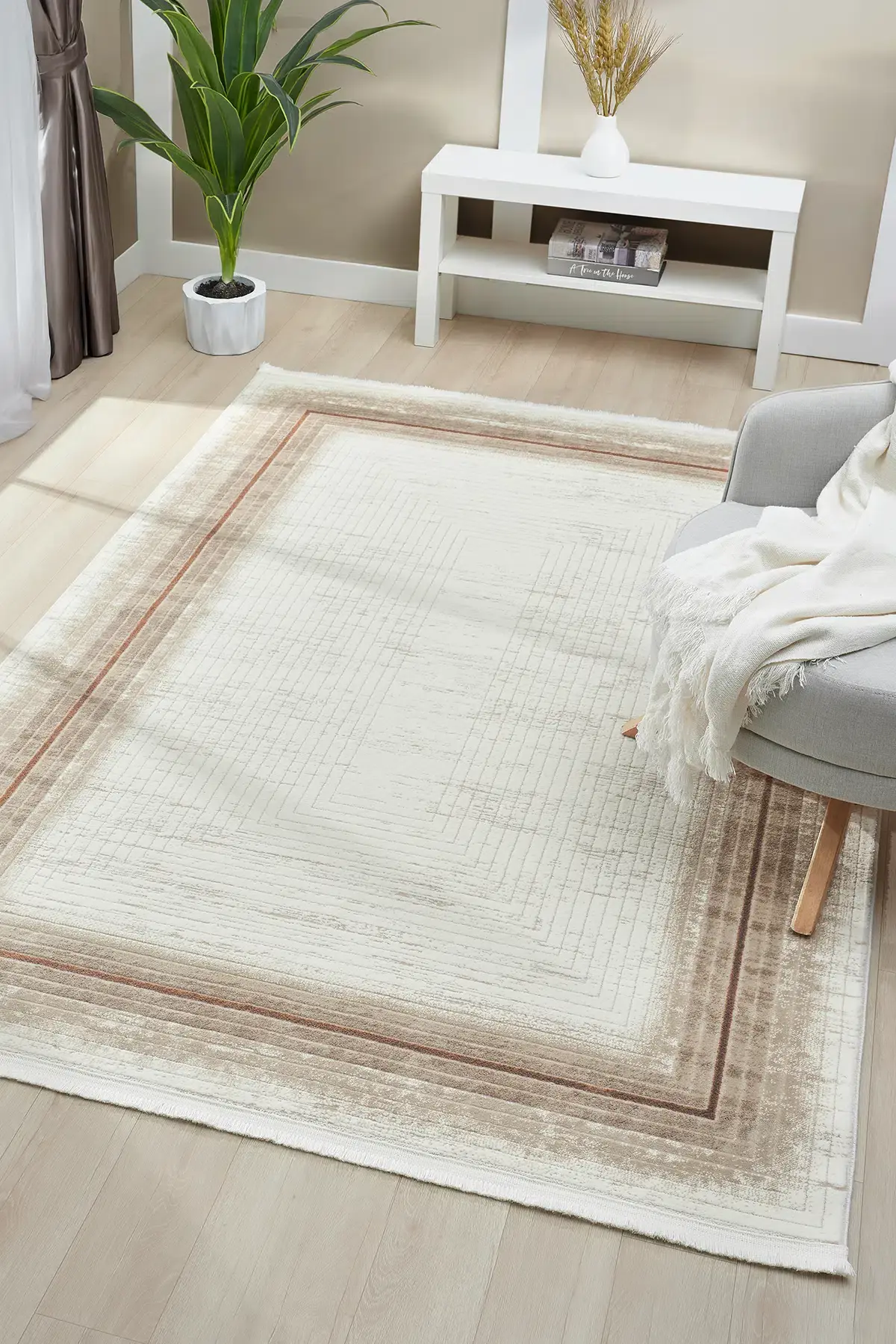 Seyran Halı Asya Akrilik salon Halısı 526 Terra