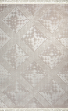 Toprak Halı Valerian Kesme Halı 4392 Krem