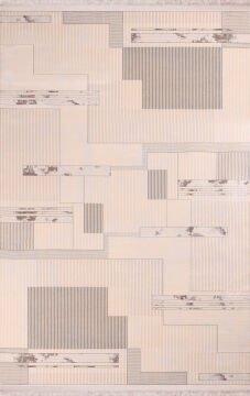 Nexus Halı J Adore Yumuşak Yüzeyli Eskitme Halı 4714A Gri 100x200