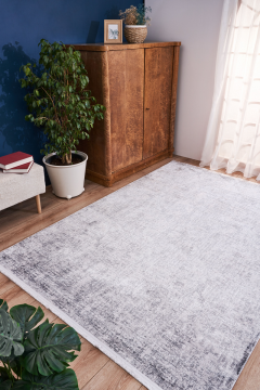 Apex Halı Lucca İnce Özel Ölçü Kesim Halı 6041 Gri