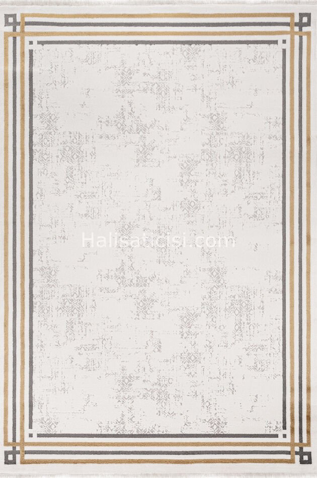 Simge B771 BEYAZ SARI 118x190