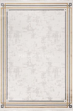 Simge B771 BEYAZ SARI 118x190