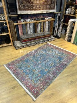 Salerno Çamaşır Makinesinde Yıkanabilir Kilim Halı HS1006 100X200