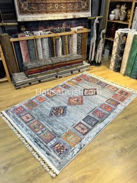Salerno Çamaşır Makinesinde Yıkanabilir Kilim Halı HS1007 100X200