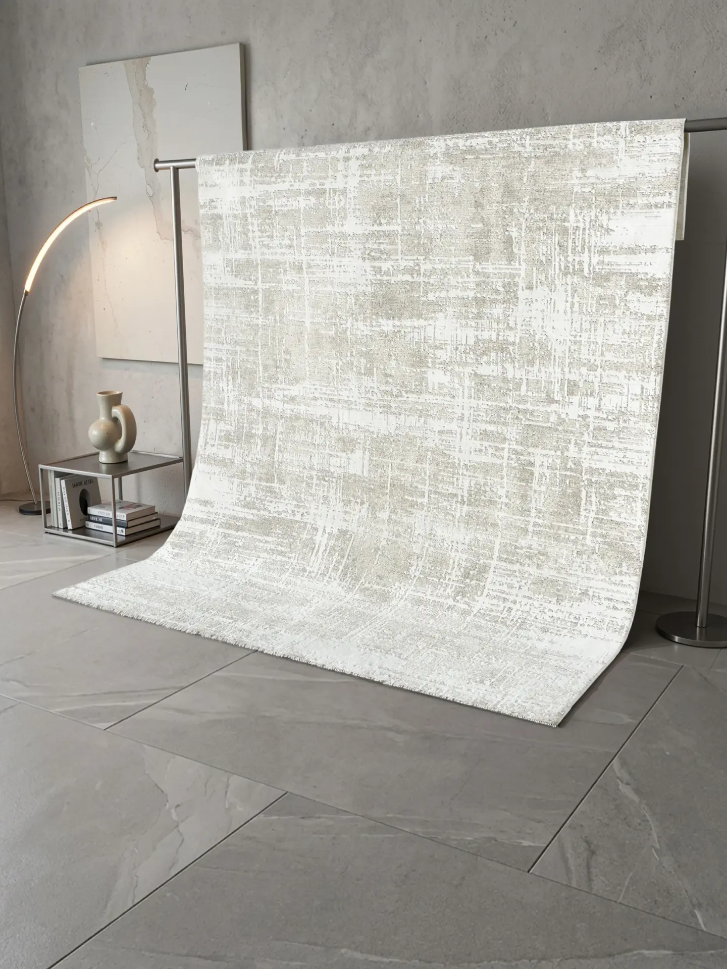 Apex Mono Luxe Salon Halısı 4061 Krem