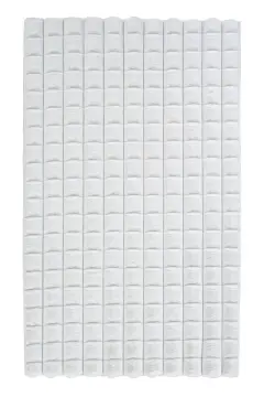 Apex Halı Diamante Peluş Halı 7001 Beyaz