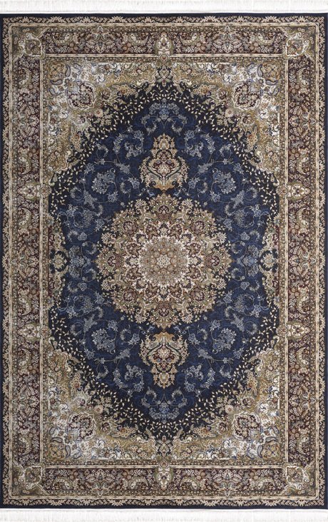 Artemis Halı Sılk 5158C KEMİK LACİVERT