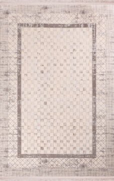 Nexus Halı J Adore Yumuşak Yüzeyli Eskitme Halı 4727A Gri 100x200