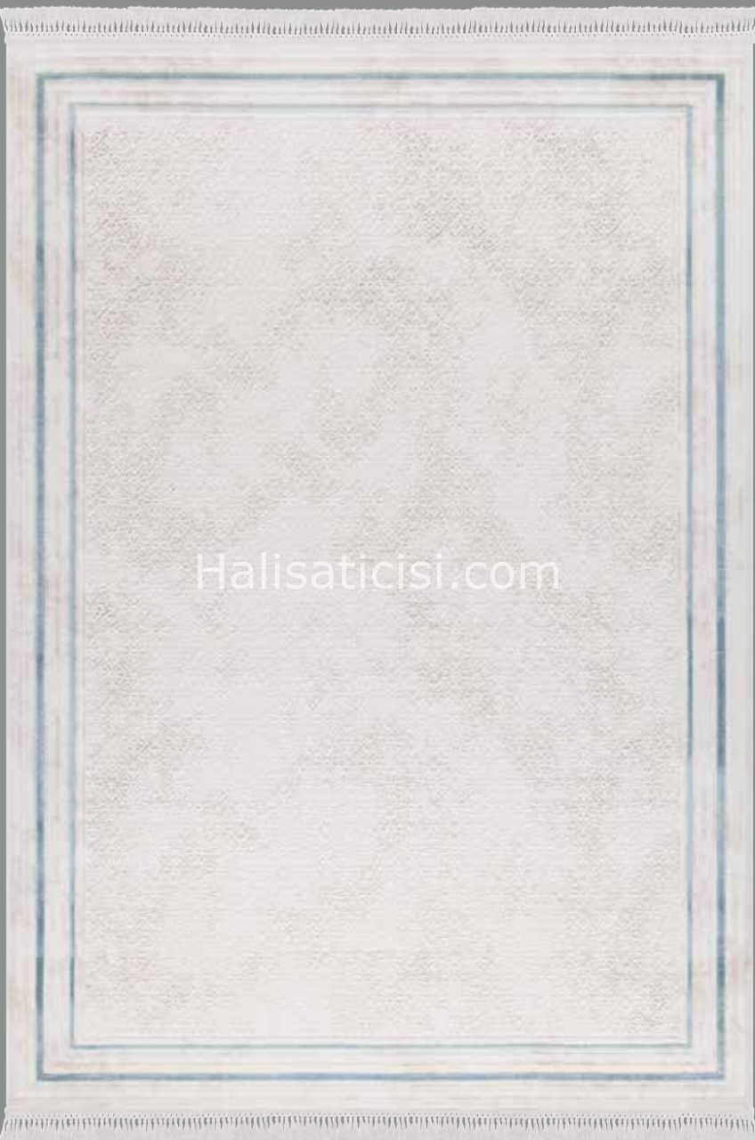 FLORA HALI AYŞIL 5895A Mavi