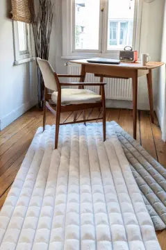 Apex Halı Diamante Peluş Halı 7002 Krem