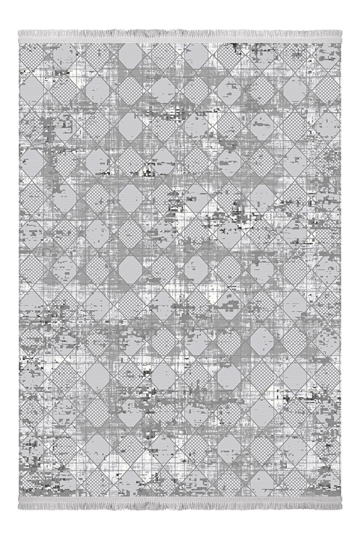 Woolen Halı Pera Akrilik Halı 4511 GRİ