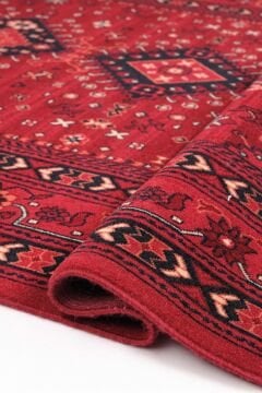 Bahariye Halı İnci Afgan Desen Yün Halı İN03