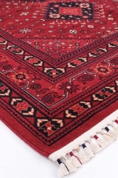 Bahariye Halı İnci Afgan Desen Yün Halı İN03