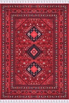 Bahariye Halı İnci Afgan Desen Yün Halı İN03