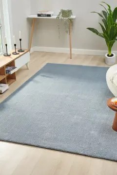 Seyran Halı Bali Shaggy Halı 4500 Mavi