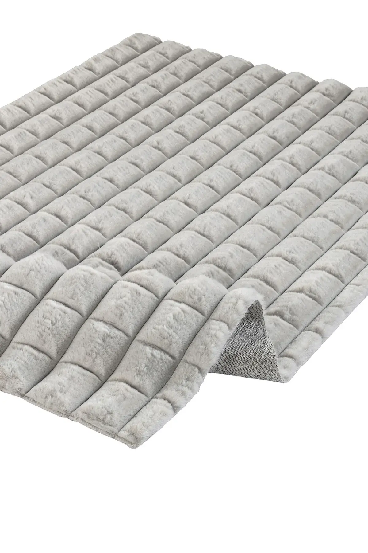 Apex Halı Diamante Peluş Halı 7005 Gri