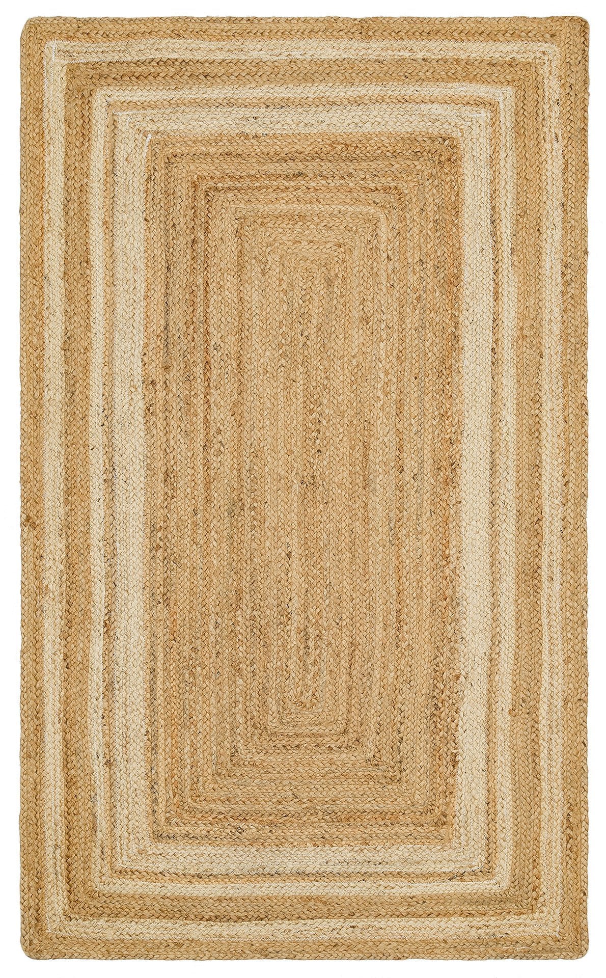 Eko Halı Echo El Dokuma Naturel Jüt Hasır Halı 10 Natural White