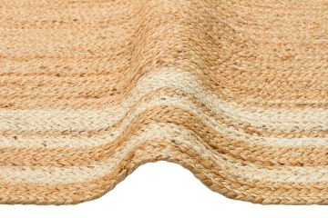 Eko Halı Echo El Dokuma Naturel Jüt Hasır Halı 10 Natural White