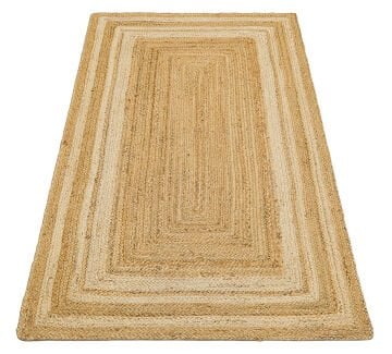 Eko Halı Echo El Dokuma Naturel Jüt Hasır Halı 10 Natural White