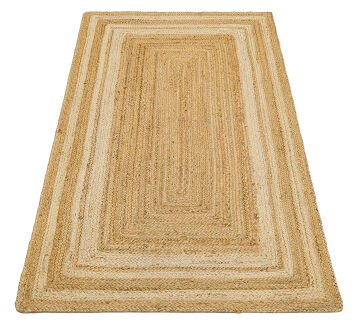 Eko Halı Echo El Dokuma Naturel Jüt Hasır Halı 10 Natural White