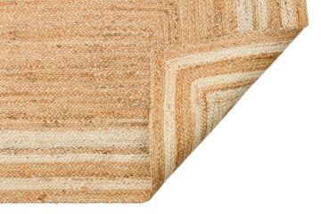 Eko Halı Echo El Dokuma Naturel Jüt Hasır Halı 10 Natural White