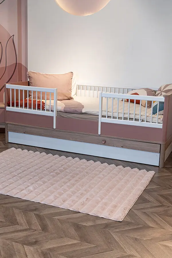 Apex Halı Diamante Peluş Halı 7004 Pudra