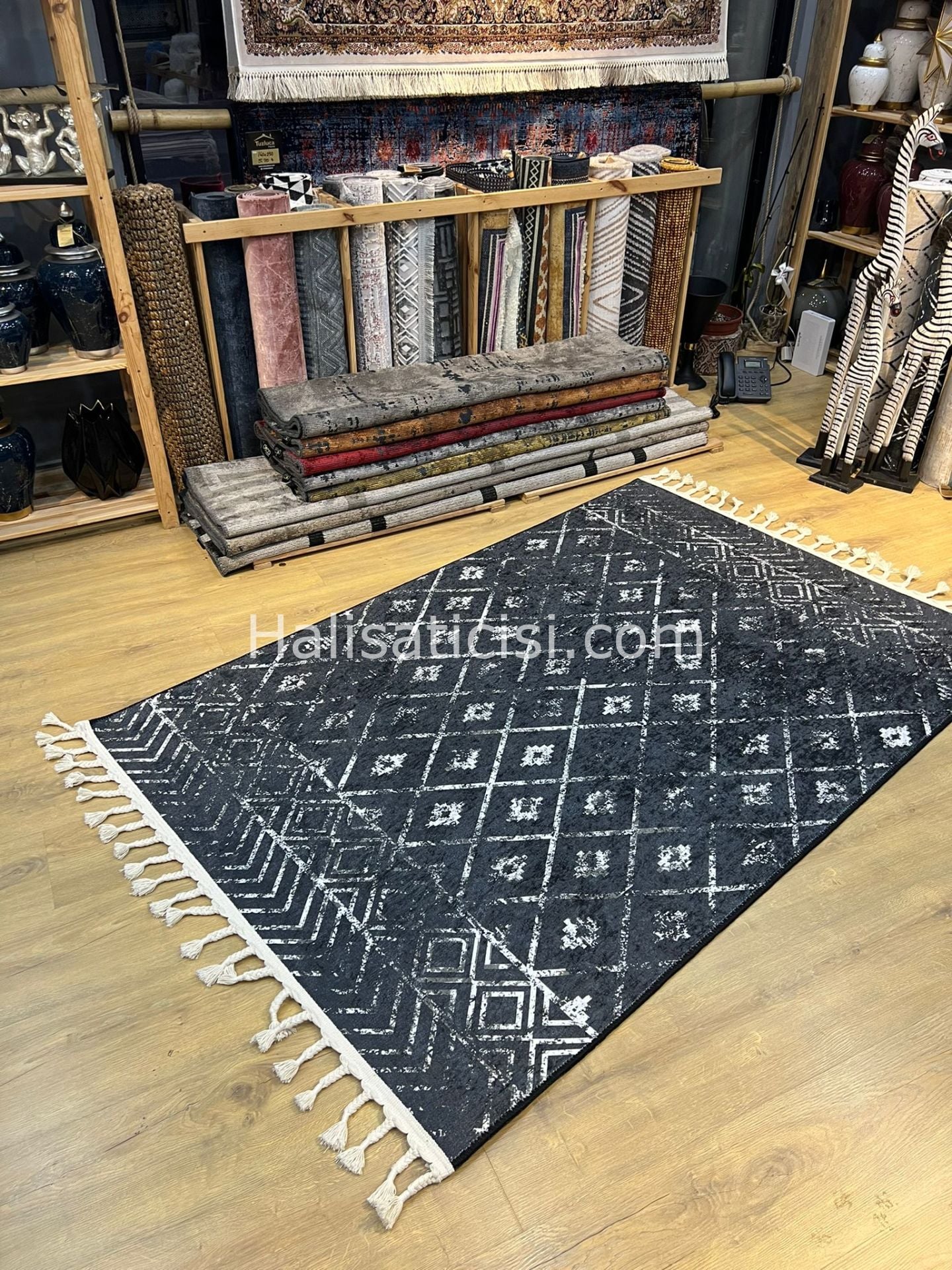 Salerno Çamaşır Makinesinde Yıkanabilir Kilim Halı HS1010 100X200