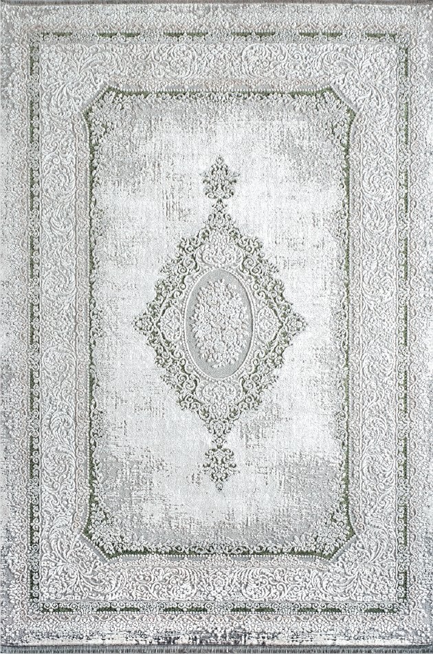 Bahariye Halı Ezgi TW 5664 BEYAZ YEŞİL