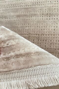 Apex Halı Truva Akrilik Özel Ebat Kesim Halı 6651 Krem