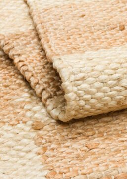 Eko Halı Echo El Dokuma Naturel Jüt Hasır Halı 13 Natural White