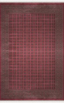 Apex Halı Bruj Bambu Viscon Halı 8751BU Bordo
