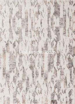 Bahariye Halı Craft Özel Ebat B120x Beyaz Gri