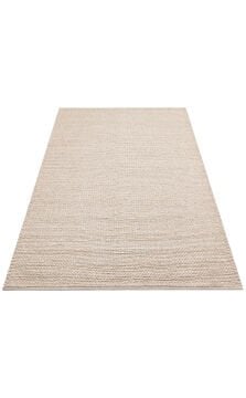 Eko Halı Jade Örgü Desenli El Dokuma Halı Basketweave Beige