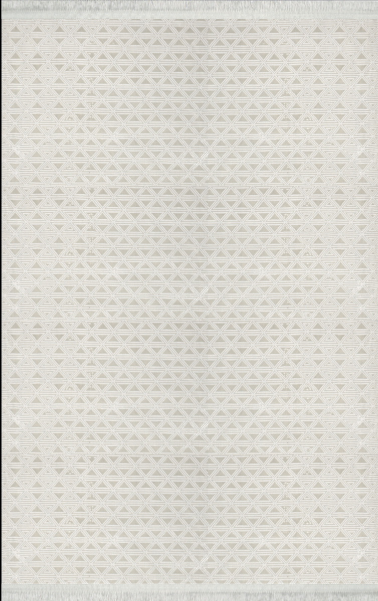 Toprak Halı İnci 8897 Beyaz 100X200
