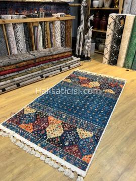 Salerno Çamaşır Makinesinde Yıkanabilir Kilim Halı HS1012 100X200