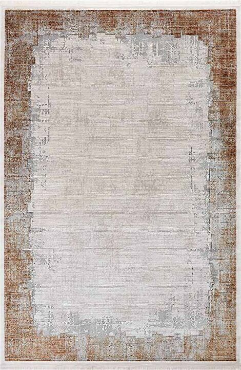 Gümüşsuyu Halı Black&Brown 15468 Bakır 100X200