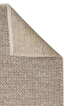 Eko Halı Jade Örgü Desenli El Dokuma Halı Basketweave Brown